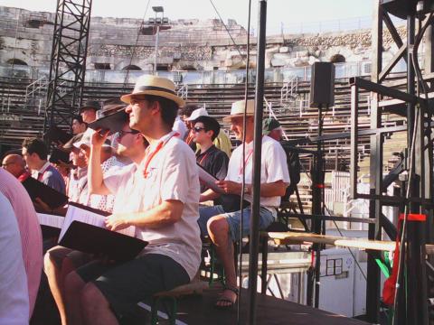 Ennio Morricone at the Nimes Arena